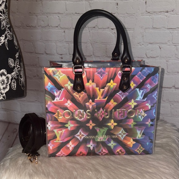 Handbags - Louis Vuitton Shopping Bag made into an UPCYCLED & INSPIRED Tote